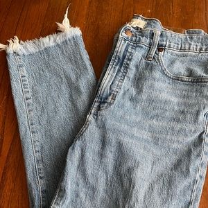 Madewell The Perfect vintage crop jeans size 31